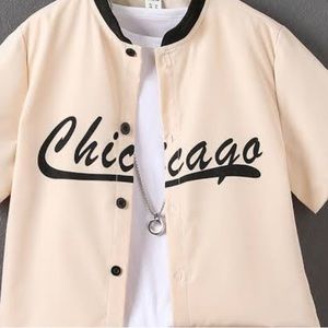 Size L for pants and shirt. Comes as a pair. Never worn. Got at an antique shop